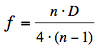 focal
                          length formula